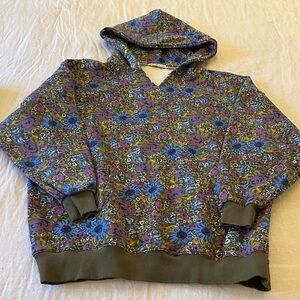 Natural Life Oversized Floral Hoodie